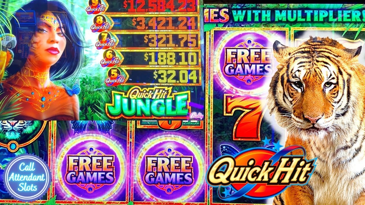 Quick Hit Jungle Slot Machine by Scientific Games